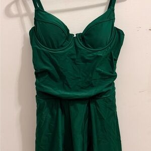 Emerald Green one piece swim suit